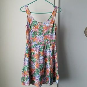 Colorful skater dress